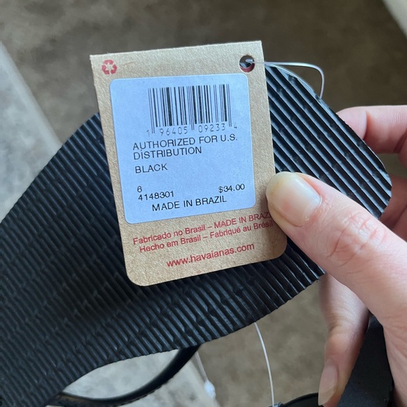 Havaianas Slim Square Flip Flops (NWT) - Picture 2 of 6